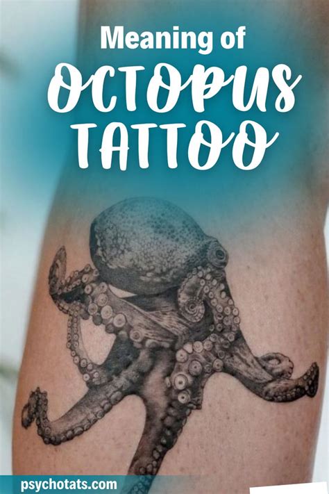 geometric octopus tattoo|40 Octopus Tattoos with Meanings: Symbolism